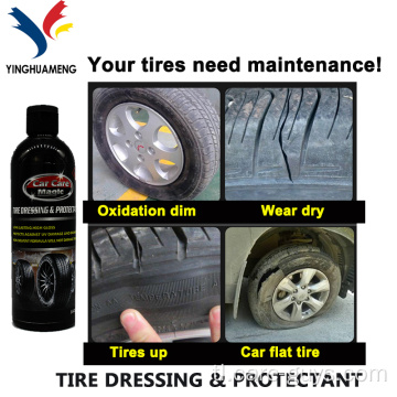 Tyre polish trim ibalik ang likidong waks